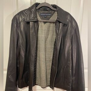 Vintage Tommy Hilfiger Men’s Real Leather Jacket